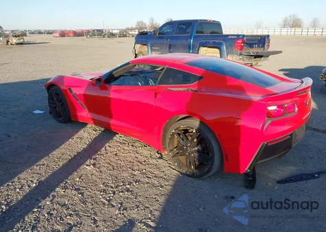 2016 Chevrolet Corvette Stingray Z51 из США, поврежденный, VIN 1G1YM2D70G5100437